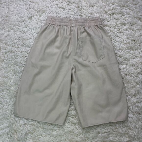 Nanushka Vegan Leather Yolie Long Shorts - Picture 6 of 8